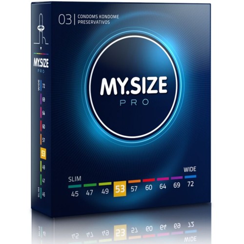 My Size Pro Condoms 53 mm for Unique Fits