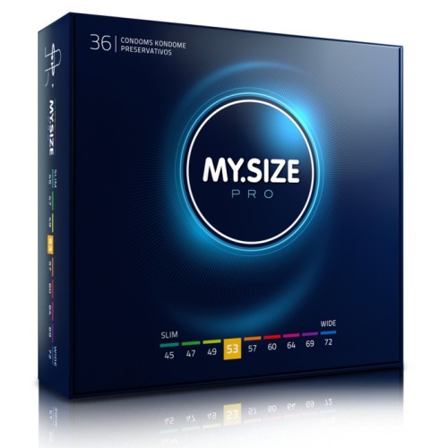 My Size Pro Condoms 53 mm 36 Units - Tailored Fit