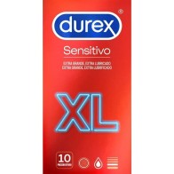 Durex Sensitivo XL Condoms 10 Pack - Enhanced Intimacy