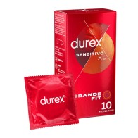 Durex Sensitivo XL Condoms 10 Pack - Enhanced Intimacy