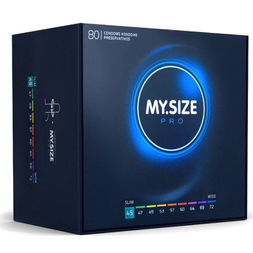 My Size Pro 45mm Condoms 80 Count - Perfect Fit