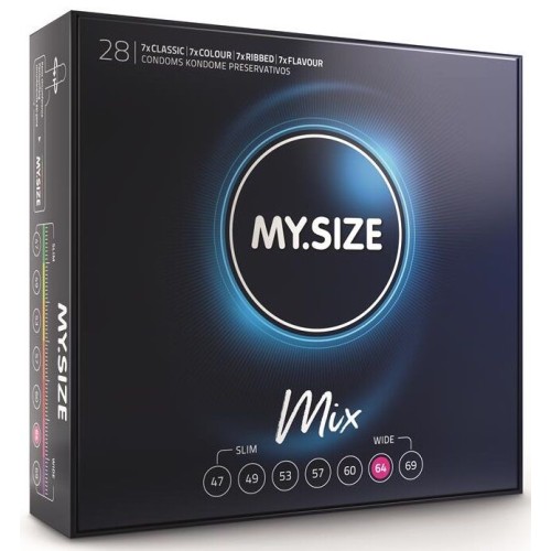 My Size Mix Condoms 64mm 28 Units