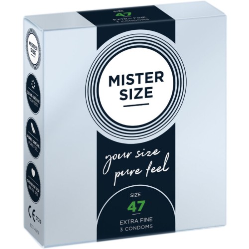 Mister Size XS 47mm Condoms for Comfort and Pleasure