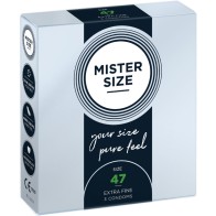Mister Size XS 47mm Condoms for Comfort and Pleasure
