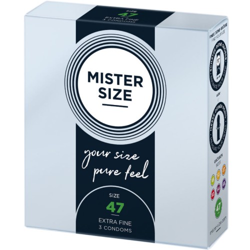 Mister Size XS 47mm Condoms for Comfort and Pleasure