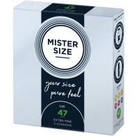 Mister Size XS 47mm Condoms for Comfort and Pleasure