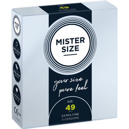 Preservativos Mister Size S Ajuste Óptimo para Placer