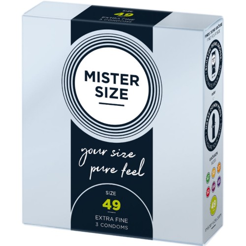 Preservativos Mister Size S Ajuste Óptimo para Placer