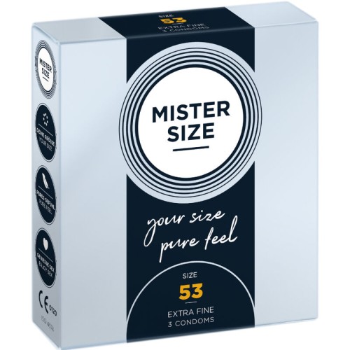 Mister Size 53mm Condoms for Enhanced Pleasure