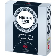 Mister Size XL Condoms 60mm Pack