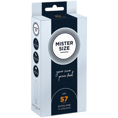 Mister Size Large 57 Mm Condoms for Enhanced Comfort