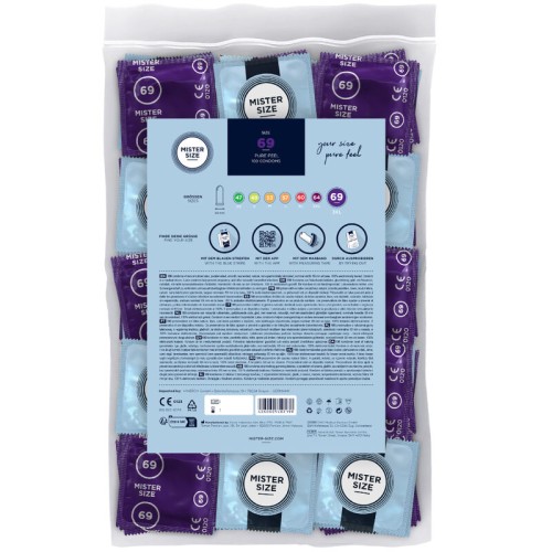 MISTER SIZE 69mm XXXL Condoms - 100 Units