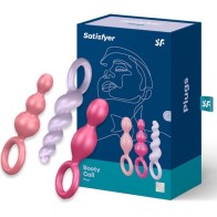 Satisfyer Tricolor 3-Piece Anal Plugs Set
