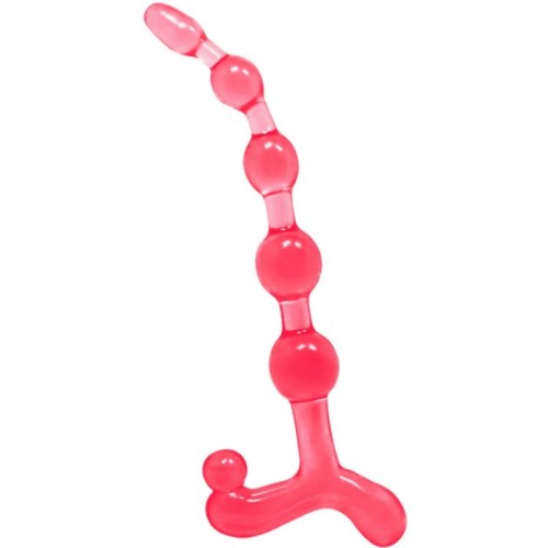 Bendy Twist Red Anal Balls - Flexible Pleasure