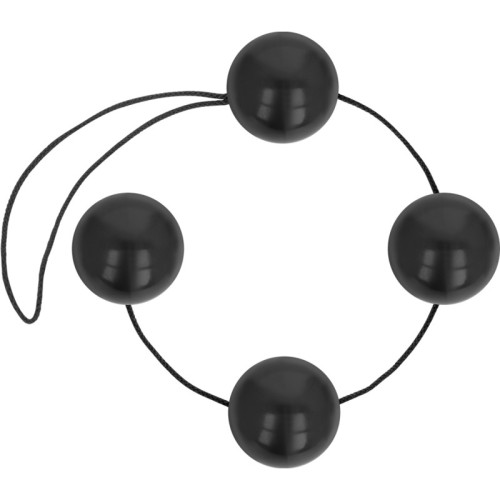 Ohmama Black Kegel Balls 170g - Enhance Pelvic Health