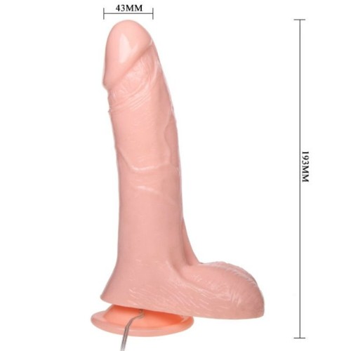 Baile Inflatable Realistic Dildo with Suction Cup