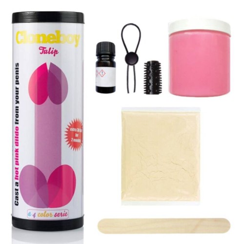 Cloneboy Intense Pink Tulip Dildo for Unique Experiences