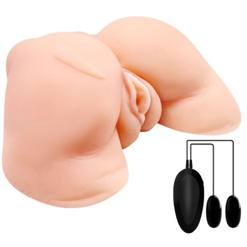 Realistic Vagina and Anus with Vibration