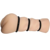 Masturbator with Added Rings for Enhanced Pleasure