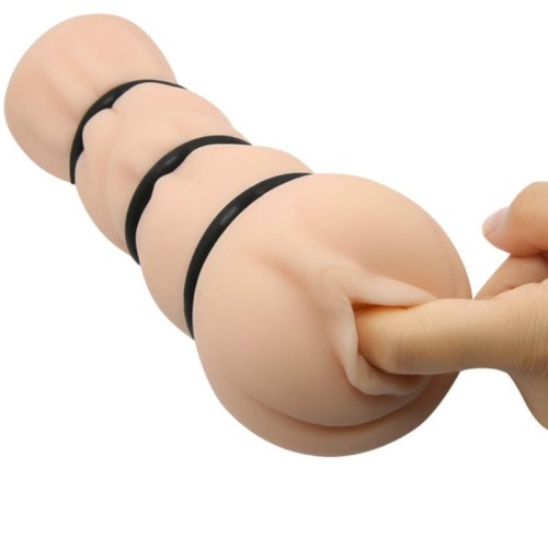 Masturbator with Added Rings for Enhanced Pleasure