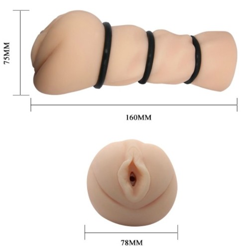 Masturbator with Added Rings for Enhanced Pleasure