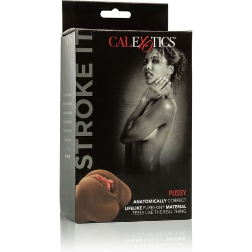 Stroke It Masturbador Vagina Marrón - Placer Realista
