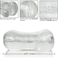 Stroke It Translucent Masturbator Vagina/Anus