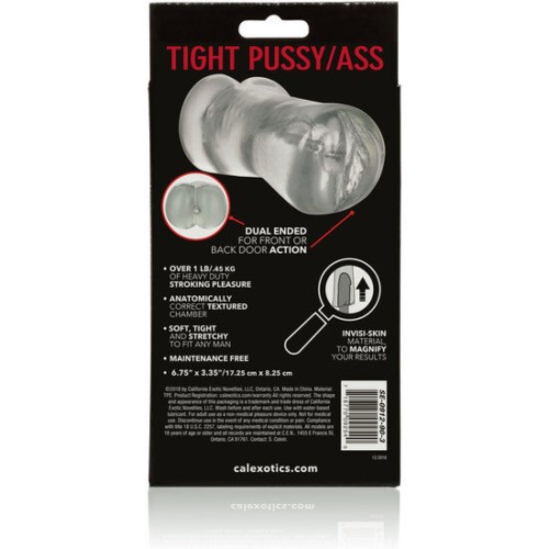 Stroke It Translucent Masturbator Vagina/Anus