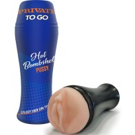 Hot Bombshell To Go Compact Travel Masturbator