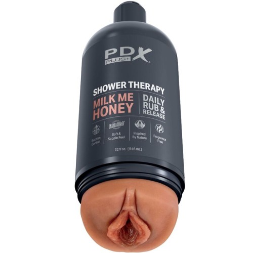 Pdx Plus Shower Therapy Stroker in Shampoo Bottle Design