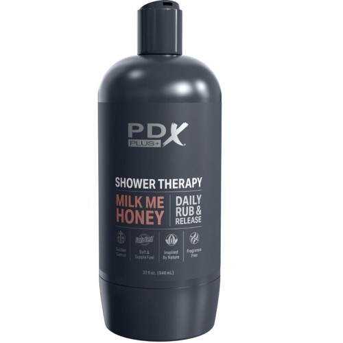 Pdx Plus Shower Therapy Stroker in Shampoo Bottle Design