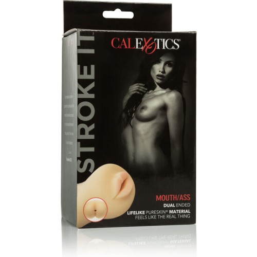 Stroke It Double Mouth Ass Masturbator