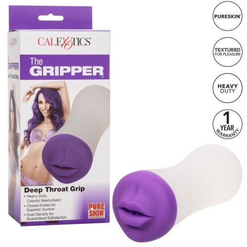 Deep Throat Grip Vibrating Masturbator for Ultimate Pleasure
