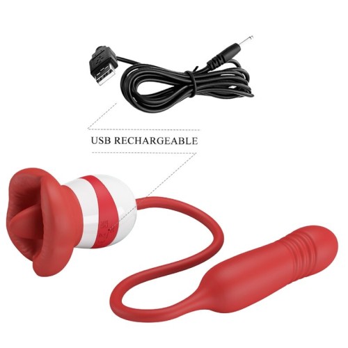 Pretty Love Masturbador Boca Rojo