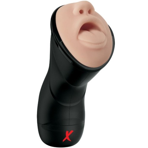 Deep Throat Vibrating Realistic Stroker