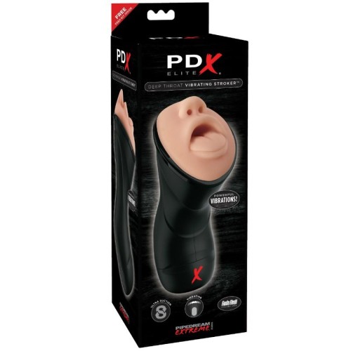 Deep Throat Vibrating Realistic Stroker