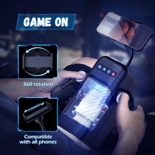 Game Cup Vibrating Male Masturbator with Heat Function