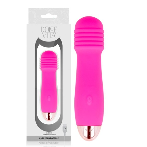 Dolce Vita Rechargeable Three Vibrator Pink