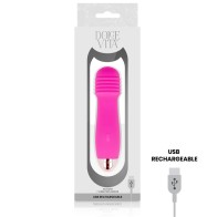 Dolce Vita Rechargeable Three Vibrator Pink