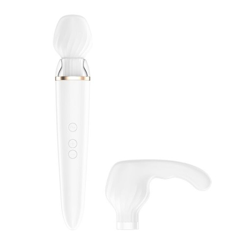 Satisfyer Double Wand-er App White