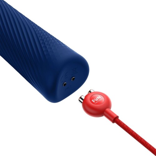Vim Wand Rumble Rechargeable Silicone Vibrator Midnight Blue