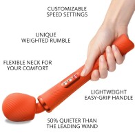 Vim Rumble Rechargeable Wand for Deep Pleasure
