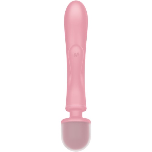 Satisfyer - Triple Lover Masajeador Vibrador Rabbit Rosa