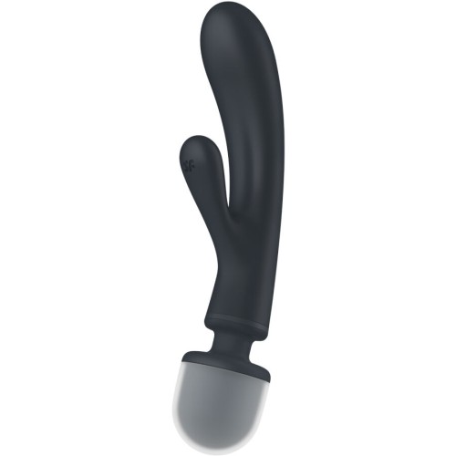 Satisfyer Triple Lover Vibrating Rabbit Massager Gray