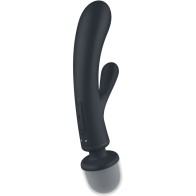 Satisfyer Triple Lover Vibrating Rabbit Massager Gray
