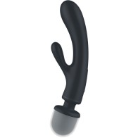 Satisfyer Triple Lover Vibrating Rabbit Massager Gray