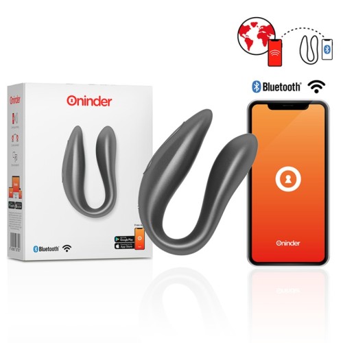 Oninder Double Pleasure G-Spot & Clitoris Stimulator Black