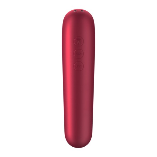 Satisfyer Dual Love Vibrator and Suction Device with Air Pulsation