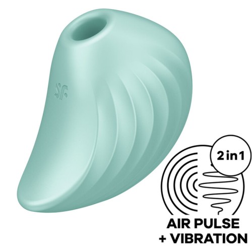 Satisfyer Pearl Diver Stimulator and Vibrator Green