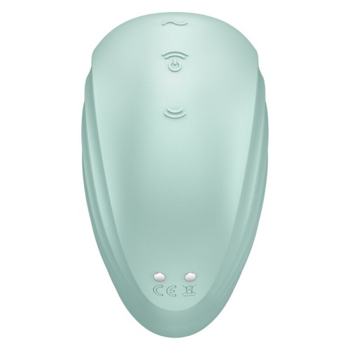 Satisfyer Pearl Diver Stimulator and Vibrator Green
